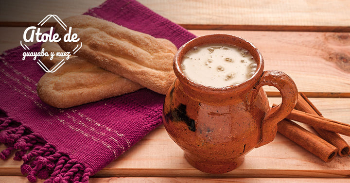 Atole de guayaba y nuez