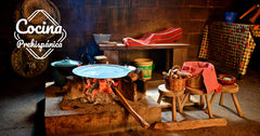 La comida en el altar de muertos