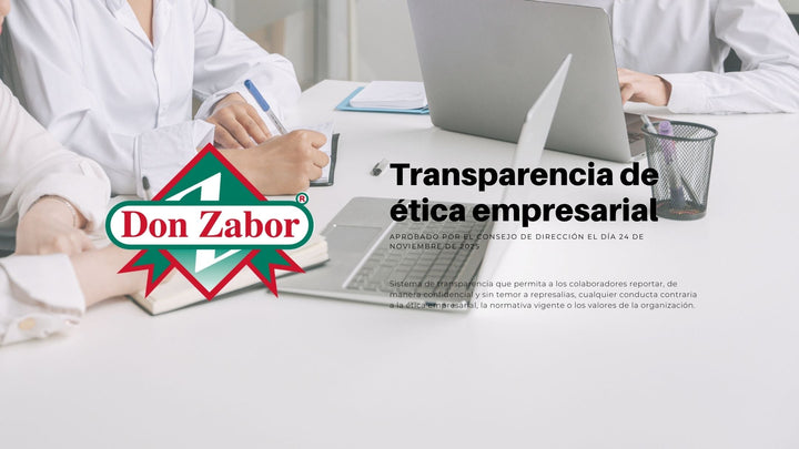 Transparencia de ética empresarial Don Zabor