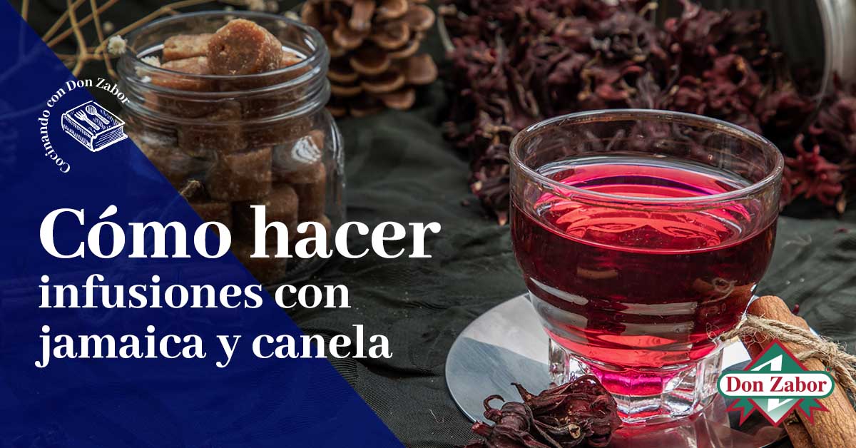 Infusiones con jamaica y canela