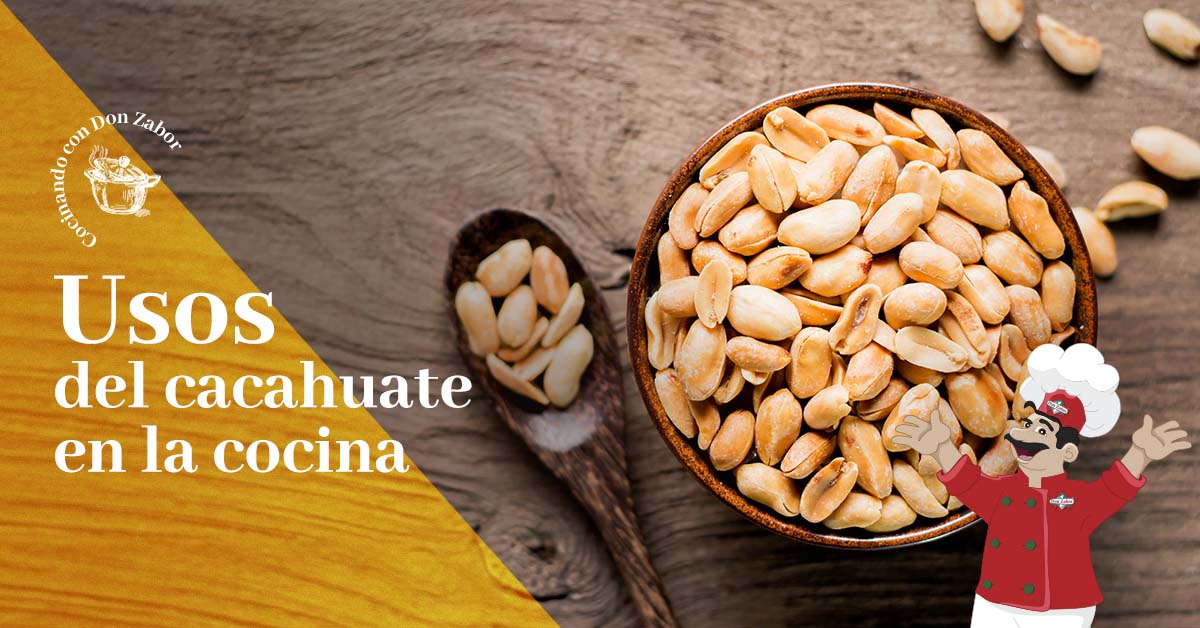 cacahuate en la cocina