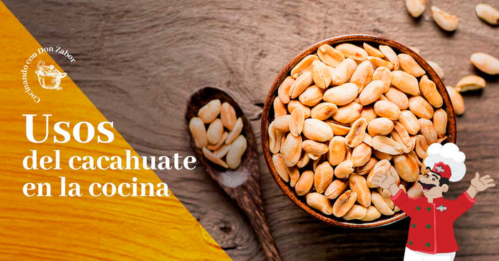 cacahuate en la cocina