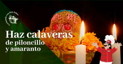 Calaveritas de Amaranto y Piloncillo