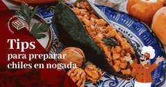 preparar chiles en nogada